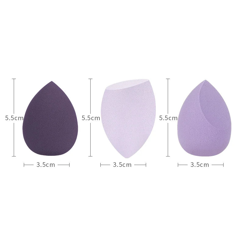 GlamBlend Beauty Sponge Set - 1/4/8 Soft Makeup Blenders