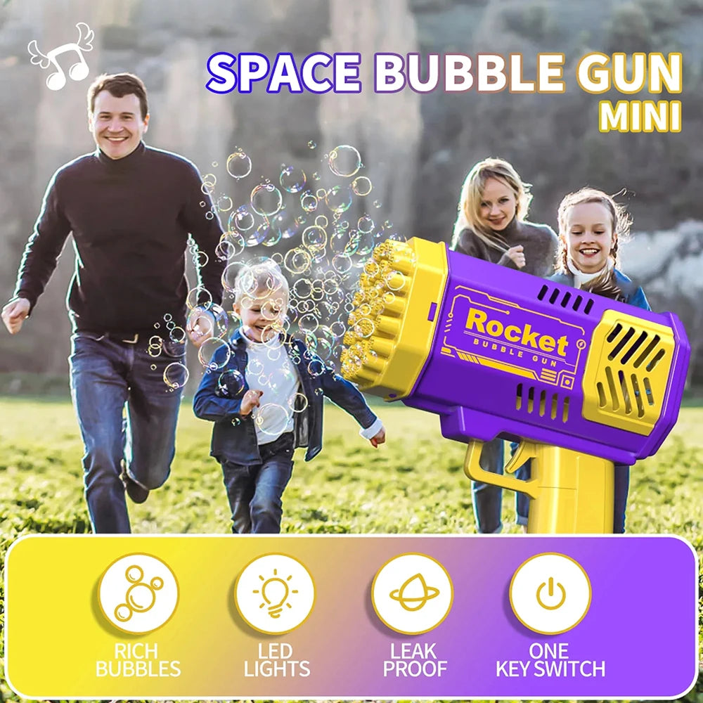 Electric Rocket Bubble Gun