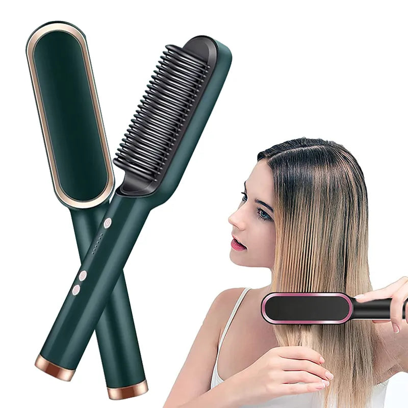 CeramicSmooth LCD Hair Brush