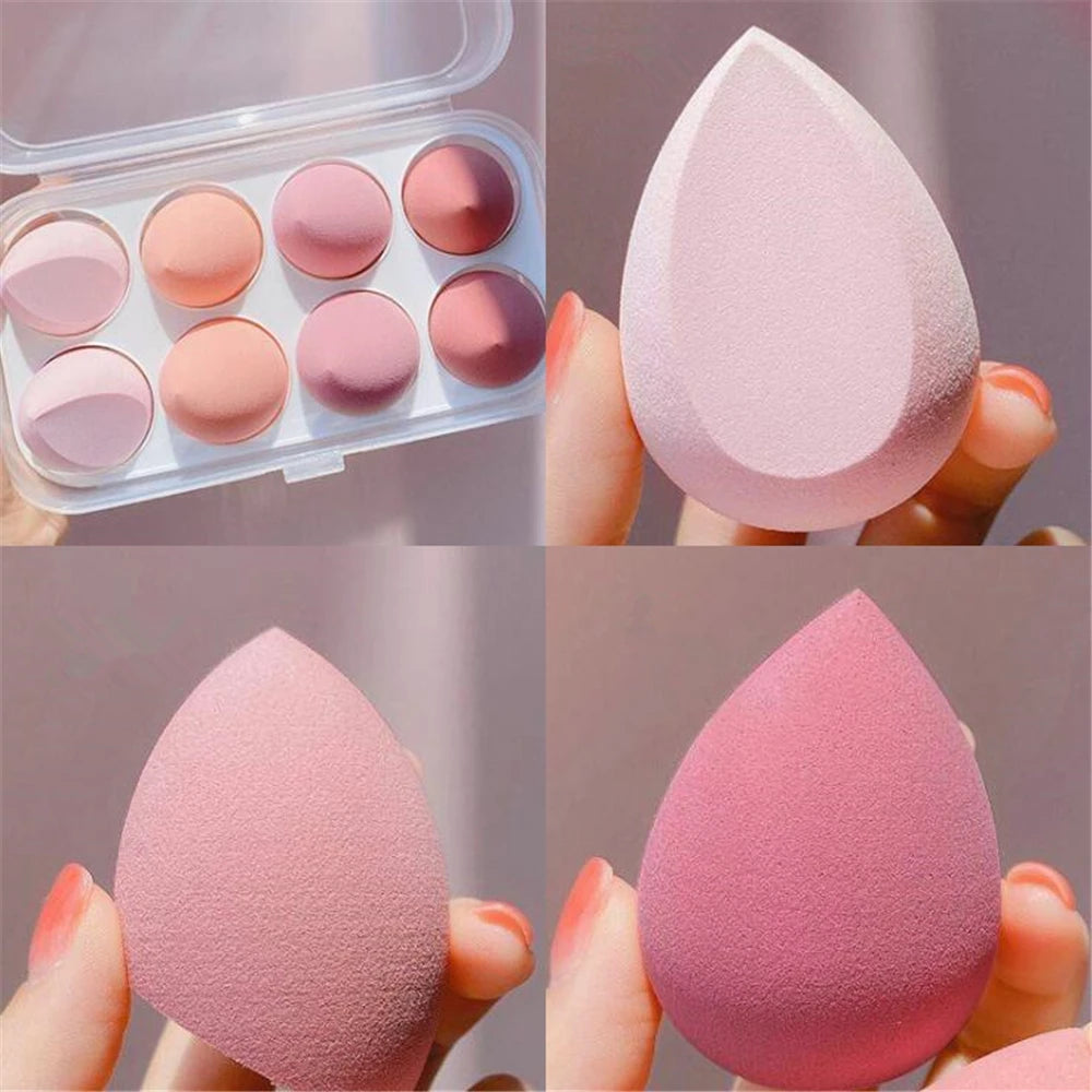 GlamBlend Beauty Sponge Set - 1/4/8 Soft Makeup Blenders