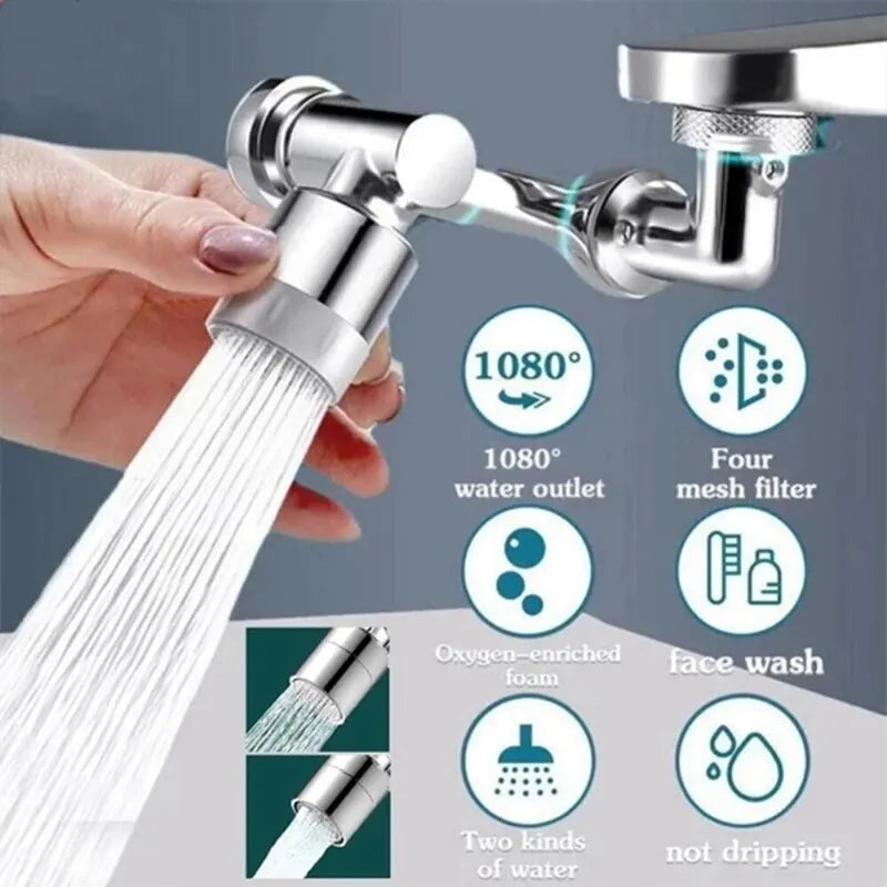 Universal Rotation Faucet Extender